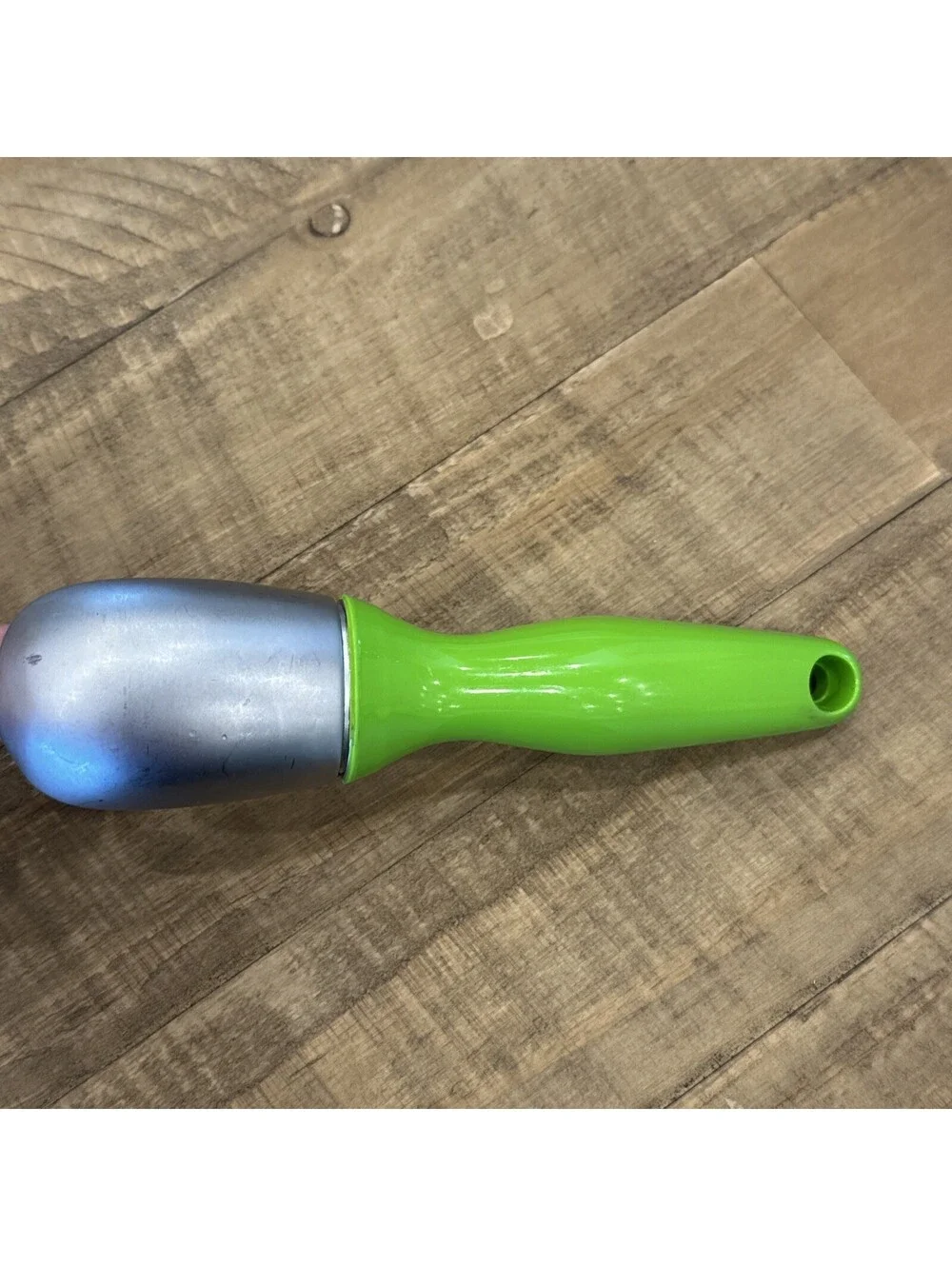 ZYLISS Green Ice Cream Scoop Ergonomic  Weighted Heavy